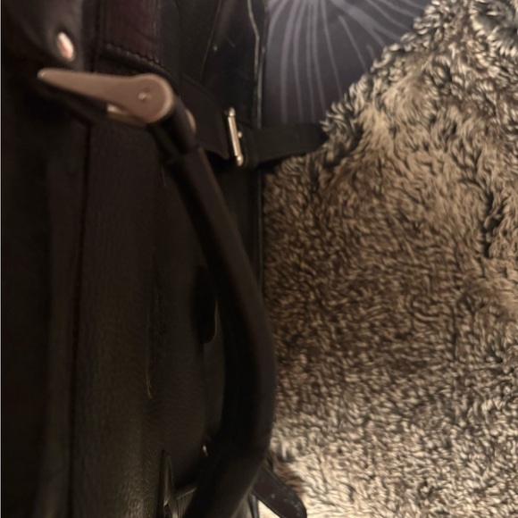 Roots Black Leather Briefcase - Picture 10 of 13